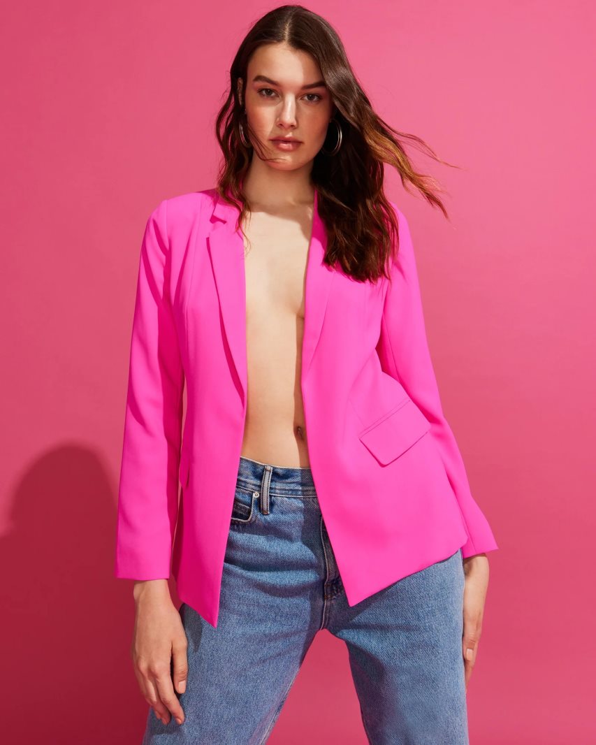 Pink Steve Madden Payton Women's Blazers | PH 1876K16B